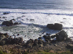 Vista desde El Mirador a Playa Chica